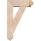Ekena Millwork Traditional Arts and Crafts Smooth Bracket w/ Offset Brace, Douglas Fir, 7 1/2"W x 24"D x 36"H BKT0806X24X36TRA03SDF - alternate 2